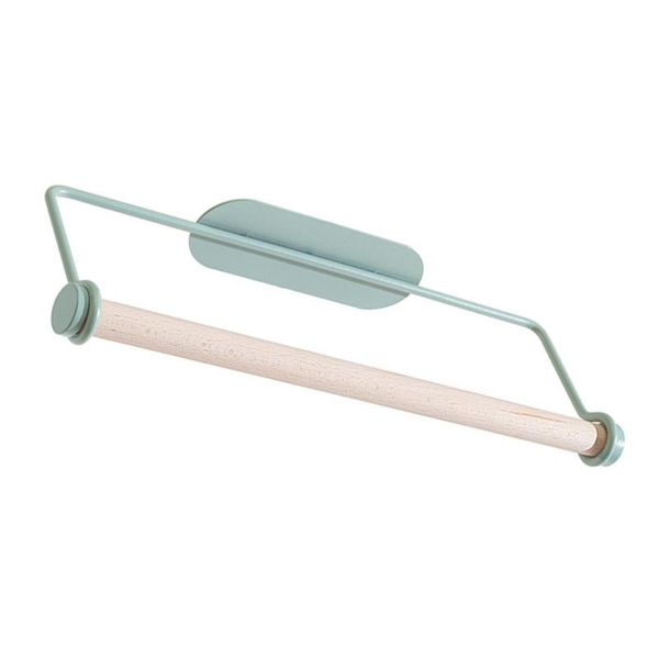 

hooks & rails 1pc towel paper roll rack wrap storage multi-purpose hanging