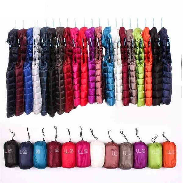 

bang brand women sleeveless women's ultra light down vests slim jacket girl gilet plus lightweight windproof warm waistcoat 210819, Black;white