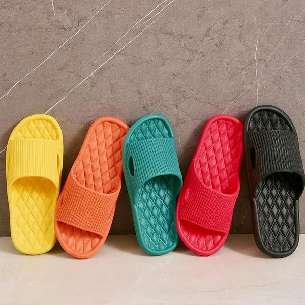 

slippers mens 2021 summer shoes bathroom anti-slip casual beach sandals soft sole slide big size female male flip flops, Black