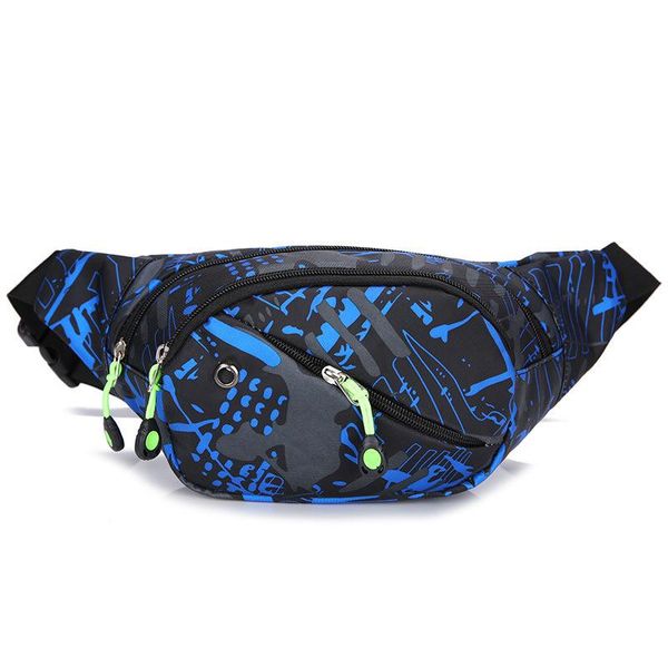 

waist bags geometric pattern oxford cloth bag chest tide men and women fashion sports