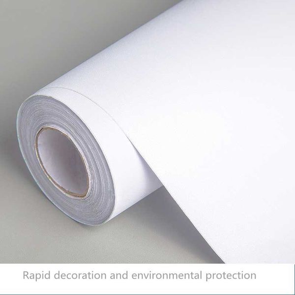 

wallpapers pure white wallpaper self-adhesive waterproof background wall bedroom sticker deskhome decoration renovation fi