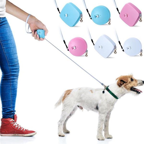 

dog collars & leashes retractable small leash automatic puppy cat traction rope belt for medium dogs pet products