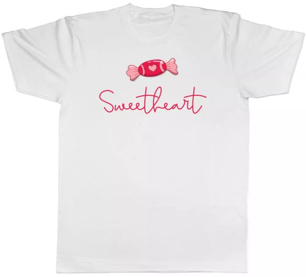 

sweetheart womens ladies t-shirt, White;black