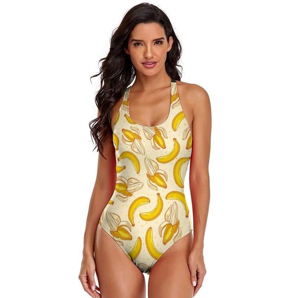 

one-piece suits banana swimsuit sale kawaii swimwear surf 1 piece teenager bathing suit