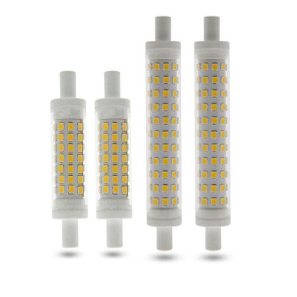 

bulbs 118mm 78mm r7s lamp smd 2835 220v 230v 9w 15w 1200lm led corn light 360 degree angle replace halogen floodlight
