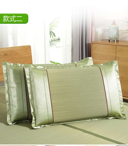 

summer cool pillow case summer mat straw single double bamboo