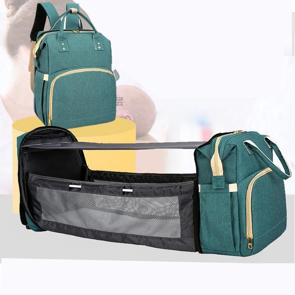 

diaper bags bag moms backpack multifunctional foldable baby bed maternity nursing handbag stroller large capacity bsb018