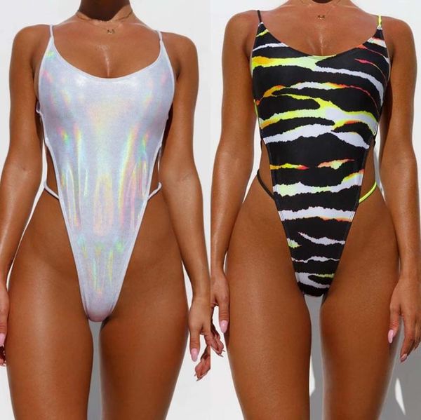 

women's swimwear bikinis set women padded animal pattern swimsuit summer brazilian beach wear swimming suit, White;black