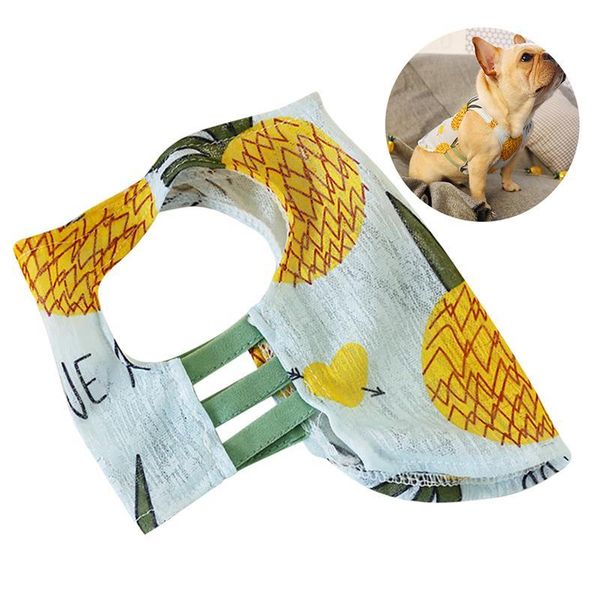 

dog apparel kapmore 1pc hawaiian style puppy vest cute cool breathable shirt pet clothing supplies for party dress up