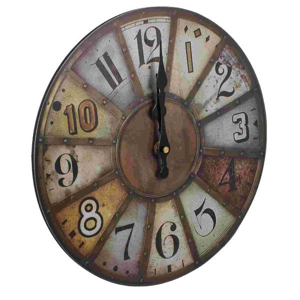

wall clocks 1 pc indoor clock mute hanging vintage home ornament