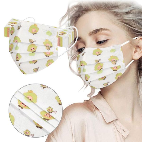 

other event & party supplies 10/50/100pc monkey little print face mask disposable non woven personality cycling masks halloween