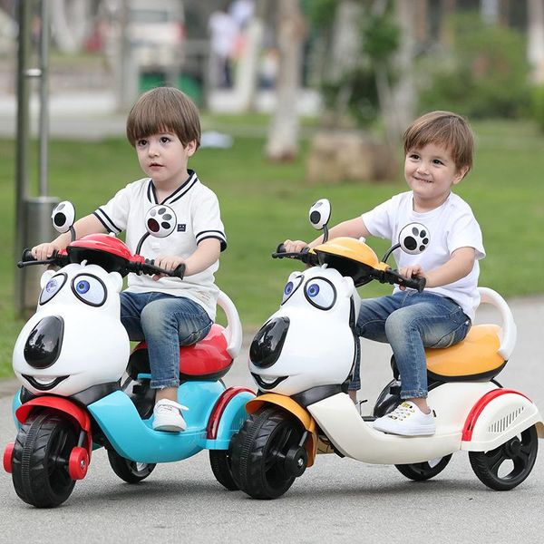 

gift sets children's electric motorcycle 1-3-6 years old baby tricycle toy car can be charged and seated