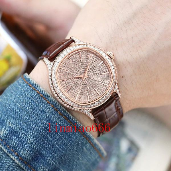 

classic style watches sapphire mirror fully automatic mechanical 850p watch exclusive production wristwatch factorywatches 42mm, Slivery;brown