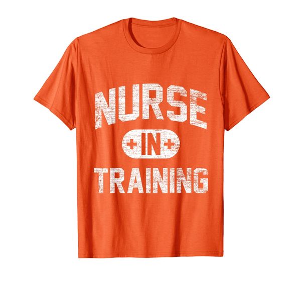 

nurse in training - vintage gifts nursing student nurse t-shirt, White;black