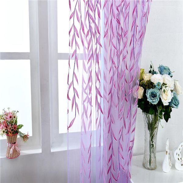 

curtain & drapes willow modern tulle curtains for living room bedroom voile window dfk889
