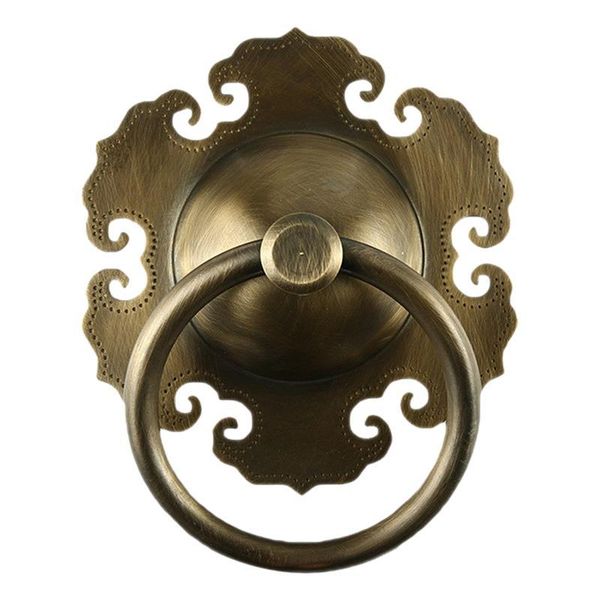 

handles & pulls 6/11cm chinese style door handle vintage brass pull ring retro knocker