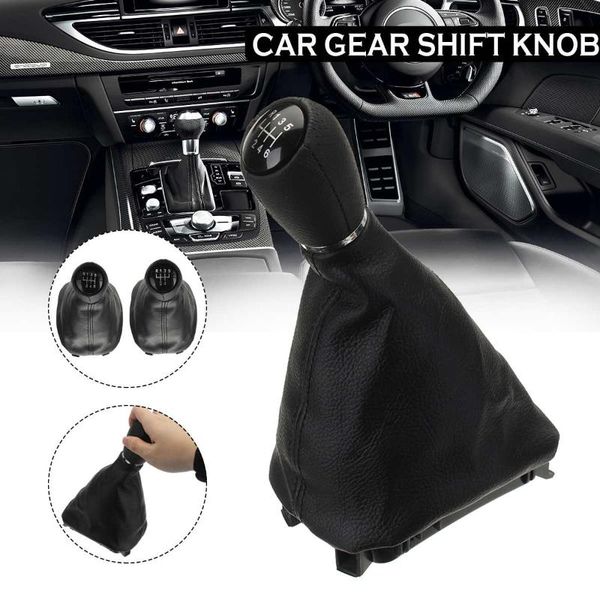 

shift knob 5 6 speed manual car gear stick lever car-styling + gaiter boot for seat leon i toledo ii 98-05