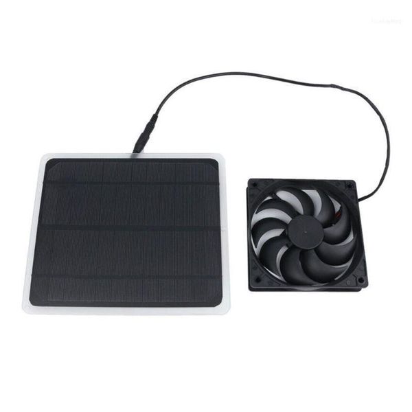 

portable solar powered fan with panel energy saving ventilation cooling11