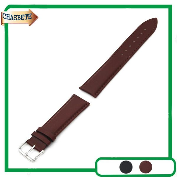 

watch bands leather band for huawei / fit honor s1 18mm watchband men women belt wrist strap loop bracelet black brown + pin