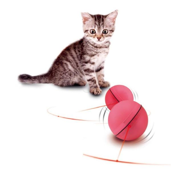 

cat toys pet toy laser funny ball interactive led flash light rolling balls for pets dogs cats 2021