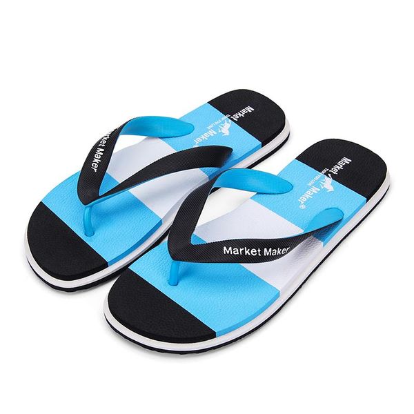 

slippers brand men's summer outdoor non-slip fashion casual beach sandals and, Black