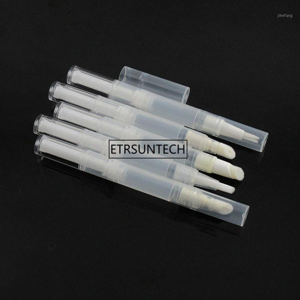 

storage bottles & jars 3ml empty twist pen with brush refillable bottle cosmetic container nail polish tube for art paint f2062