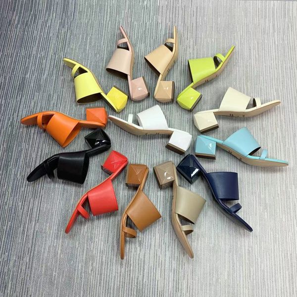 

sandals women new dress in spring and summer 2021 fashion trendy real pi h thick heel personalized daily shoes zlh, Black