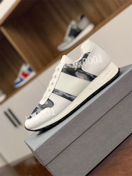 

Top Quality Camouflage boots Sneaker Mens Rivet Shoe Studded Mesh Camo Leather Casual Trainers Rockrunner Shoes Chaussures 39-46, 06