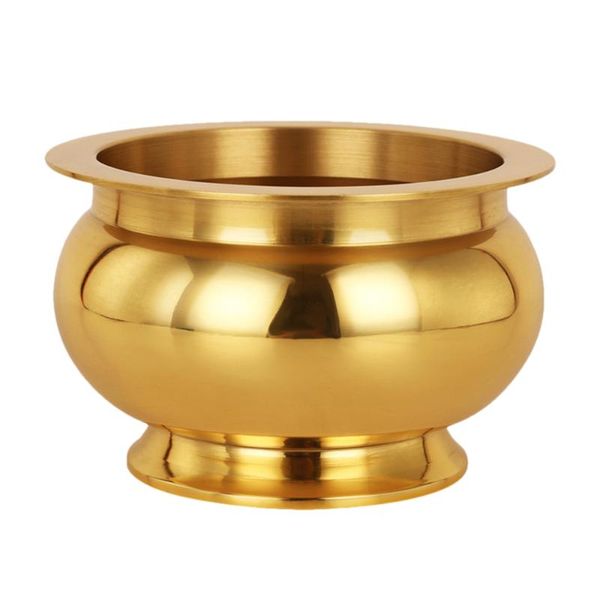 

1pc copper incense burner religious article holder pot fragrance lamps