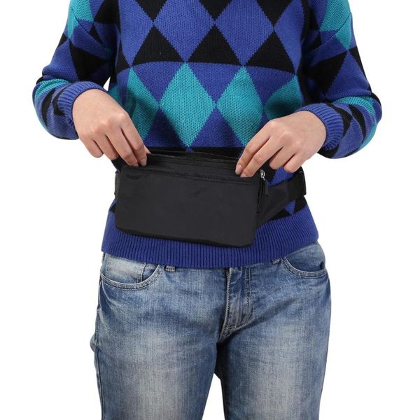 

outdoor bags multi-function universal mobile phone bag shoulder waist bag, size: 11 x 20cm (black)