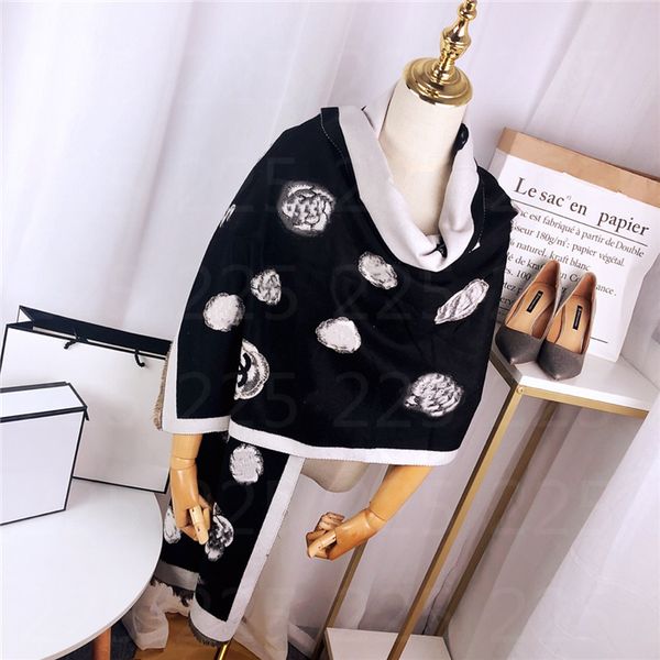 

fashion classic design cashmere scarf for men and women scarfs big letter pattern flowers autumn winter pashminas shawls scarves 180*70, Blue;gray