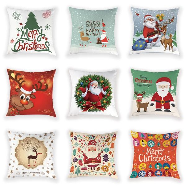 

cushion/decorative pillow christmas decoration cushion santa claus cushions for sofa elk case 45*45 lovely throw chair decorative