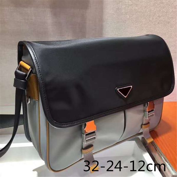 

2021 black nylon two-in-one combination messenger bag fashion casual multi-function large-capacity single-shoulder backpack