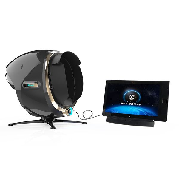 

portable ai intelligence 3d skin test analyzer camera skin and hair scanner 3d digital facial analysis skin analyzer machine