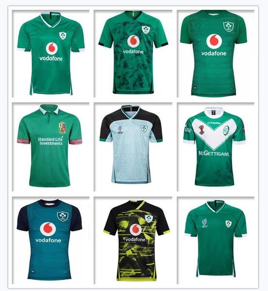 

2021 irfu rugby home and away jersey size: s-5xl print custom name number the quality is perfect. delivery, Black;gray
