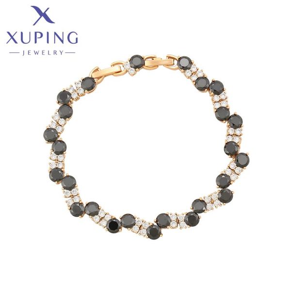 

link, chain xuping jewelry design luxury bracelets charm for women gifts 810687326, Black