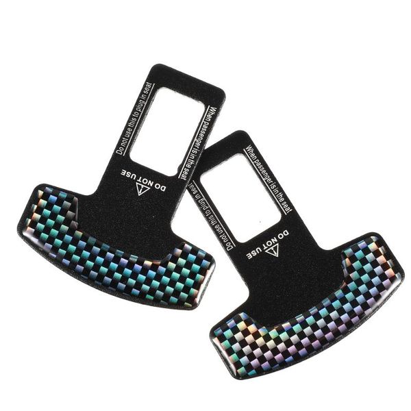 

safety belts & accessories 2pcs car seat belt clips buckles plugs (black)