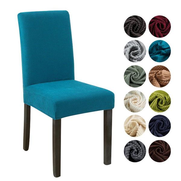

chair covers plain dining cover spandex elastic slipcover case stretch for wedding el banqu 1/2/4/6/8 pcs
