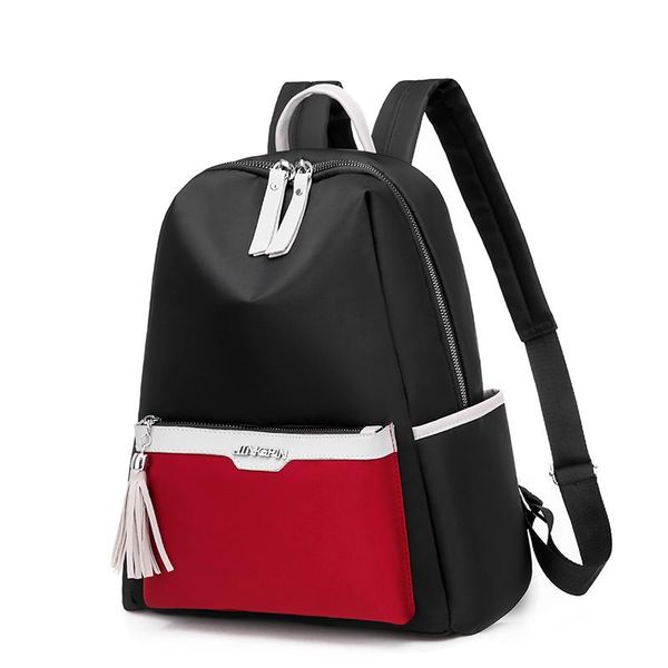 

outdoor bags women backpack oxford casual school bag forteenager girls female travel tassel bagpack rucksack patchwork mochilas