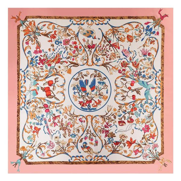 

scarves head luxury designers scarf 90*90 cm manual hand rolled twill vintage neck scarfs 90*90cm, Blue;gray