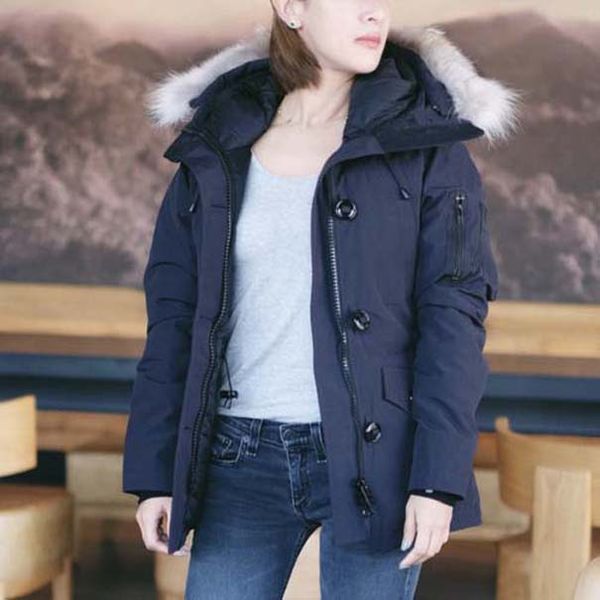 Moda Winter Down Jackets Mulheres Montb Parka Capuz de casacos clássicos de designer clássico