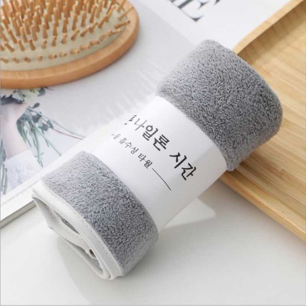 

towel 30x60cm bamboo charcoal coral velvet soft absorbent microfiber fabric