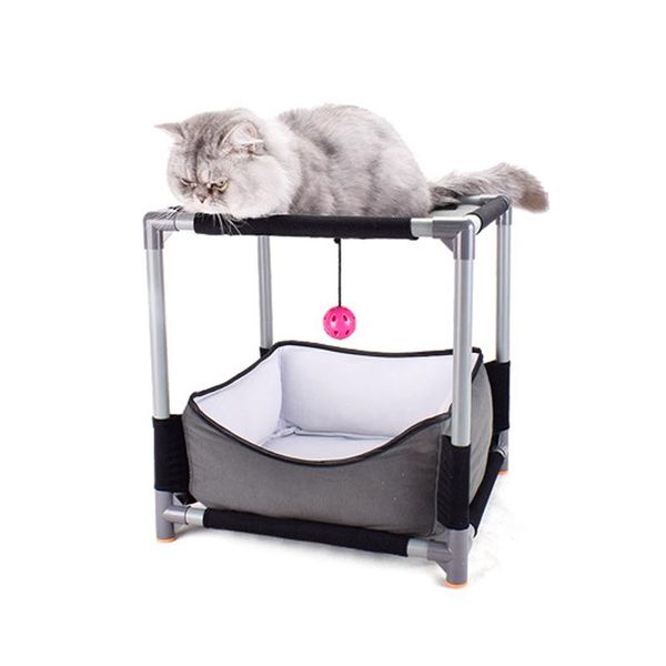 

kennels & pens creative cat climbing frame double bed jumping platform toy detachable combination kennel