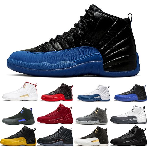 

2022 12s 12 basketball shoes jumpman men black purple bulls dark fiba flu game french blue indigo michigan reverse taxi twist utility wings
