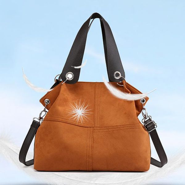 

handle bags women shoulder bag female large tote soft corduroy leather crossbody messenger for 2021 bolsa femenina
