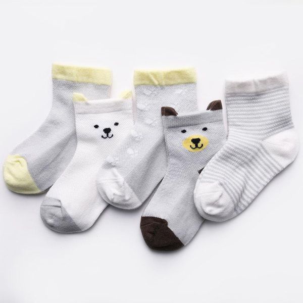 

pair/set cotton baby girl boy mesh socks lovely anti-slip stockings children cartoon short toddler born summer warmer, Pink;yellow
