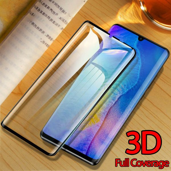 

full coverage 3d tempered glass screen protector for huawei p30 p20 pro mate 20
