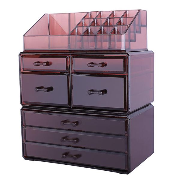 

plastic cosmetics storage rack transparent beautiful big 190812112 cosmetic bags & cases