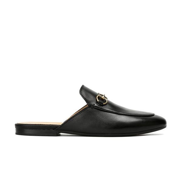 

slippers lady's loafers, Black