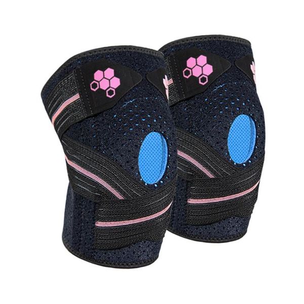 

elbow & knee pads running support brace compression with adjustable strap pad for sports pain relief protection, Black;gray